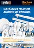 CATÁLOGO RADIUM AHORRO DE ENERGÍA PROGRAMA LED COMPACTAS FLUORESCENTES INTEGRADAS LÁMPARAS HALÓGENAS ECO IRC