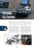 Citroën C4 Cactus. w Despiece de la parte delantera. w Traviesa delantera de aluminio CESVIMAP 97 26