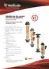Medidores de caudal de tubo de plástico Serie PT/PS