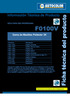 Precleaners P /9010. Información Técnica de Producto. Gama de Masillas Poliéster 2K