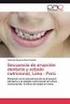 Estado nutricional y secuencia de erupción dentaria en niños menores de 12 años de edad - Aldea Infantil SOS Pachacámac Lima, Perú