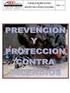 PREVENCIÓN Y PROTECCIÓN CONTRA INCENDIOS