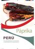 Páprika. Un campo fértil para sus inversiones y el desarrollo de sus exportaciones