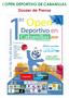 I OPEN DEPORTIVO DE CABANILLAS Dossier de Prensa