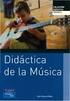 DIDÁCTICA DE LAS ARTES MUSICALES EN EDUCACIÓN BÁSICA