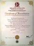 CERTIFICATE OF ACCREDITATION