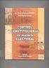 CONTROL CONSTITUCIONAL EN MATERIA ELECTORAL