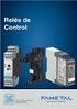 Relés de Control y Protección Control Monofásico Intensidad Máx. o Mín. de CA/CC, TRMS Modelos DIB01, PIB01