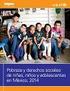 Pobreza y derechos sociales de niñas, niños y adolescentes en México, 2014
