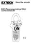 Manual del operador. EX830 Pinzas amperimétrica 1000A con Termómetro IR