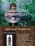 PARADIGMAS DE LAS CIENCIAS AMBIENTALES: un enfoque complementario. OLGA OSORIO MURILLO, Ph.D ERNESTO COMBARIZA, Ph.D ORLANDO ZÙÑIGA. E, Ph.
