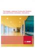 Tecnologías y sistemas Construction Systems para pavimentos industriales y decorativos