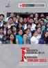 Invertir en la adolescencia y juventud en el Perú: Oportunidades y desafíos. Walter Mendoza