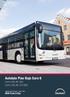 Autobús Piso Bajo Euro 6 Lion s City NL 283 Lion s City NL 313 GNC. Engineering the Future since MAN Truck & Bus