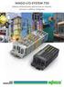 WAGO-I/O-SYSTEM 750. Sistema Universal para aplicaciones en industria, procesos y edificios inteligentes