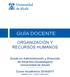 Grado en Administración y Dirección de Empresa (Guadalajara) Universidad de Alcalá Curso Académico 2016/2017 Segundo Curso Primer Cuatrimestre