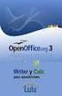 OpenOffice Writer I. PROCESADOR de TEXTOS