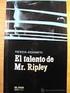 Patricia Highsmith: El talento de Mr. Ripley. Literatura Universal 2º de Bachillerato José María González-Serna Sánchez