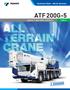 Technical Data North America ATF 200G US t / 200 t MAX. CAPACITY TIER 4f 2 ENGINES ATF 200G-5 1