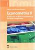 ECONOMETRÍA II: ECONOMETRÍA DE SERIES TEMPORALES. Modelos econométricos dinámicos uniecuacionales