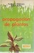 Propagación de plantas: principios y prácticas