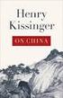 On China. The Pinguin Press Nueva York, pp. / ISBN (hardback)