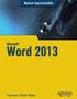 MICROSOFT WORD 2013 Avanzado