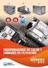 Catálogo Técnico. Unidades Recuperadoras