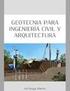 GEOLOGIA Y GEOTECNIA 2014 BIBLIOGRAFIA TIPOS DE SUELOS: CARACTERÍSTICAS TACTO VISUALES DEFINICION
