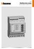 LE07987AA-01WP-15W41 F4N200. Multifunction meter. Manuale installatore Installation manual