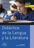 DIDÁCTICA DE LA LENGUA Y LA LITERATURA