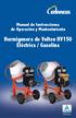 Manual de Instrucciones de Operación y Mantenimiento. Hormigonera de Volteo HV150 Eléctrica / Gasolina