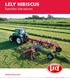 LELY HIBISCUS Rastrillos hileradores