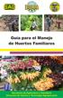 Guía para el Manejo de Huertos Familiares