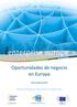 Oportunidades de negocio en Europa. 14 de octubre de Servicio de Información Comunitaria e Innovación (SICI)