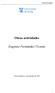 Historial Investigador. Otras actividades. Eugenio Fernández Vicente