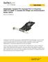 Adaptador Tarjeta PCI Express PCI-E 4 Puertos USB 3.0 UASP 2 Canales de 5Gbps con Alimentación Molex SATA