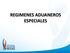 REGIMENES ADUANEROS ESPECIALES