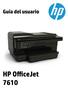 HP Officejet 7610 Wide Format e-all-in-one. Guía del Usuario