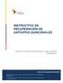 INSTRUCTIVO DE RECUPERACIÓN DE ANTICIPOS QUINCENALES