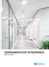 CERRAMIENTOS INTERIORES División de oficinas