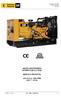 GRUPO ELECTRÓGENO CATERPILLAR C15 PKGI SERVICIO PRINCIPAL RPM 400 V - 50 Hz