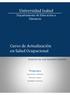Universidad Isalud. Curso de Actualización en Salud Ocupacional