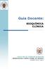Guía Docente: BIOQUÍMICA CLÍNICA