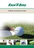Catálogo de productos de golf