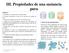 III. Propiedades de una sustancia pura