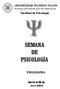 SEMANA DE PSICOLOGÍA