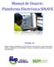 Manual de Usuario: Plataforma Electrónica SINAVE