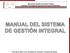 Manual del Sistema de Gestión Integral Institutos Tecnológicos Superiores del Grupo D Multisitios