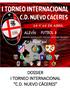 DOSSIER I TORNEO INTERNACIONAL C.D. NUEVO CÁCERES